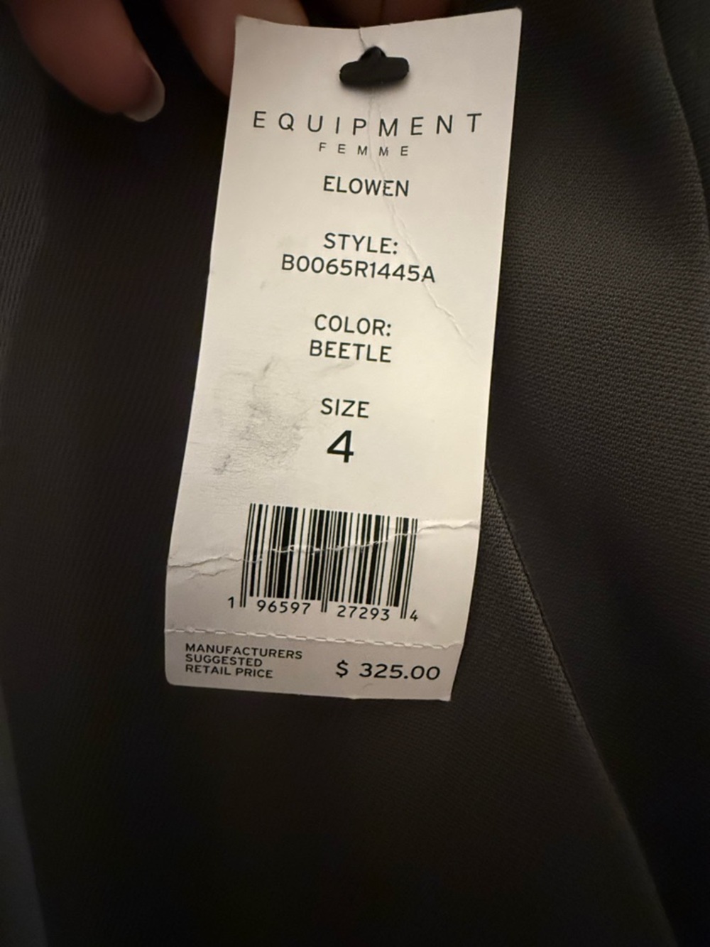 Equipment Femme Elowen Tailored Trousers NWT Slit Hem Pants Size 4 - Picture 2 of 10